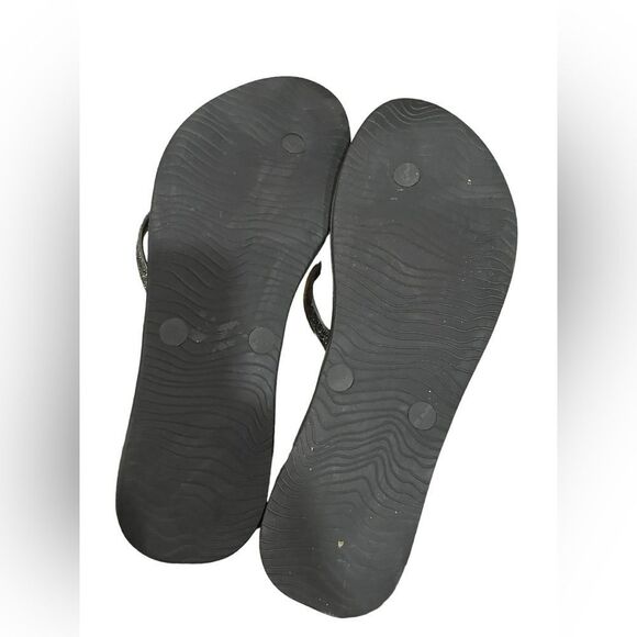 REEF black sandals 8 - 9 - Picture 4 of 5
